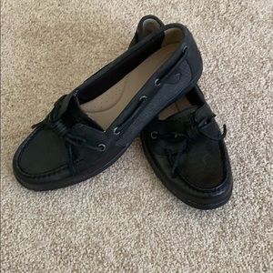 Sperrys Black Womens Size 9